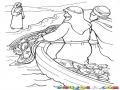 Dibujo De Jesus Con Los Pescadores Para Pintar Y Colorear