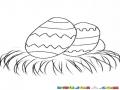 Huevos De Pascua Para Pintar Y Colorear