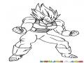 Dibujo De Dragon Ball Para Pintar Y Colorear