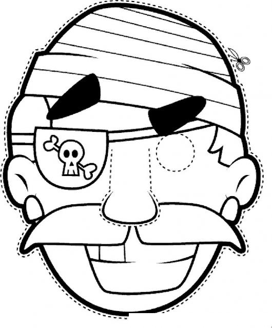 Mascara De Pirata Para Imprimir Recortar Y Pintar | COLOREAR DIBUJOS VARIOS | Mascara De Para Imprimir Recortar Y Pintar dibujosa.com