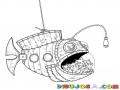 Pescado De Troya Para Pintar Y Colorear Pescadorobot Robotpescado