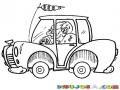 Dibujo De Abuelito En Su Carrito Veloz Para Pintar Y Colorear Abuelo Manejando Su Vehiculo