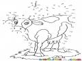 Dibujo De Unir Puntos Para Dibujar Y Colorear Una Vaca