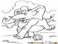 Elefante Futbolista Dibujo De Elefante Jugando Futbol Para Pintar Y Colorear