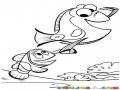 Dibujo De Nemo Con Su Papa Para Pintar Y Colorear