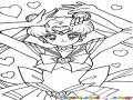 Dibujo De Sailor Moon Para Pintar Y Colorear