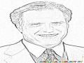 Mitt Romney Governor Of Massachusetts Coloring Page