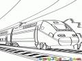Dibujo De Tren Electrico Para Pintar Y Colorear Tren Europeo Transrapid