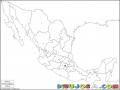 Dibujo Del Mapa De Mexico Para Pintar Y Colorear