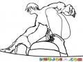 Dibujo De Skater Cool Para Pintar Y Colorear