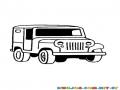 colorear jeep