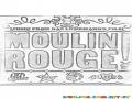 Moulin Rouge Coloring Page