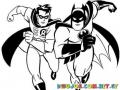 Colorear A Batman Y Robin