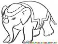 Colorear Elefante Hindu
