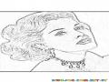 Zsa Zsa Gabor Coloring Page