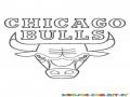 Chicago Bulls Logo Para Colorear