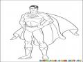 Superman parado