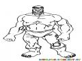 Colorear Dibujo De Hulk