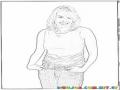 Chelsea Handler Coloring Page Para Pintar