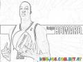 Dwight Howard Nba Player Coloring Page