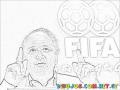 Joseph Blatter Coloring Page