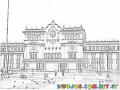 Palacio Nacional De Guatemala Para Colorear Y Pintar