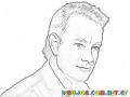 Tom Hanks Coloring Page