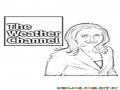 Weather Channel Coloring Page