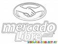 Mercadolibre.com Logo Para Colorear Y Pintar