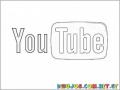 Youtube Coloring Page Logo De You Tube Para Pintar