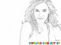 Kate Winslet Coloring Page