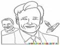Conan O Brien Coloring Page