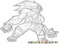 Blanka Street Fighter Coloring Page Para Pintar