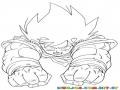 Goku Coloring Page Para Pintar
