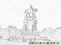Richmond VA coloring Page Estatua De Robert E. Lee Para Colorear