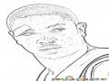 Derrick Rose Nba Bulls Player Coloring Page Para Pintar Y Colorear