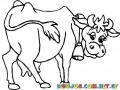 Colorear Vaca Mostrando Las Pompas