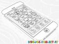 Iphone 5 Release date Coloring Page Dibujo Del Nuevo Iphone5 Para Colorear E Imprimir
