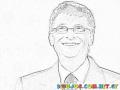 Bill Gates Coloring Page Dibujo De Billgates Para Pintar, Colorear Online E Imprimir