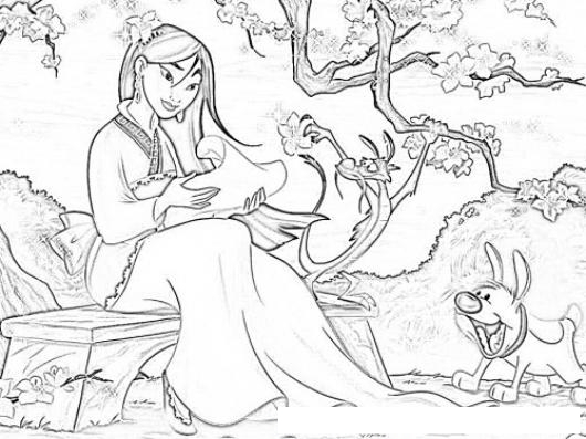 Featured image of post Dibujos De Princesas Para Colorear Mulan No existe alguna ni a que no haya so ado con ser una princesa en alg n momento