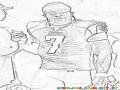 Michael Vick NFL Player Coloring Page