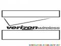 Verizon Wireless Coloring Page