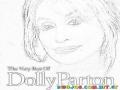 Dolly Parton Coloring Page Dibujo De Doly Parton Para Pintar Y Colorear