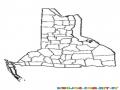 Suffolk County Coloring Page Para Colorear El Condado Suffolk De NY