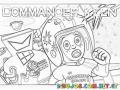 Commander Keen Goodbye Galaxy Pogo Coloring Page