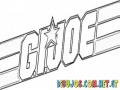 G.I.JOE Logo Coloring Page