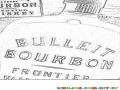 Bourbon Whiskey Coloring Page