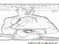 Mayweather Coloring Page