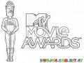 MTV Movie Awards Coloring Page Premios De Peliculas De MTV Para Pintar Y Colorear