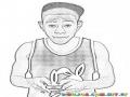Tyler The Creator Tyler Okonma The American Rapper Coloring Page